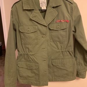 Billabong Green Utility Jacket size Med.